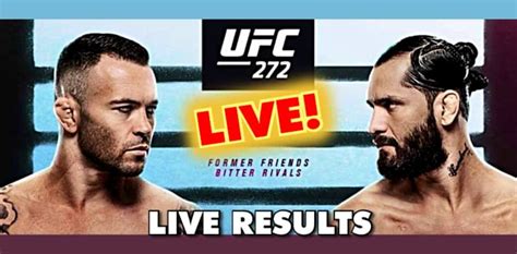 ufc 272 live results.